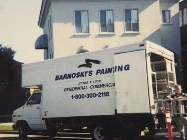 The original, industry-leading painting supply truck debuted by Barnoski Painting in 1987.
