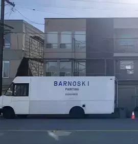 barnoski painting truck always seen around daly city